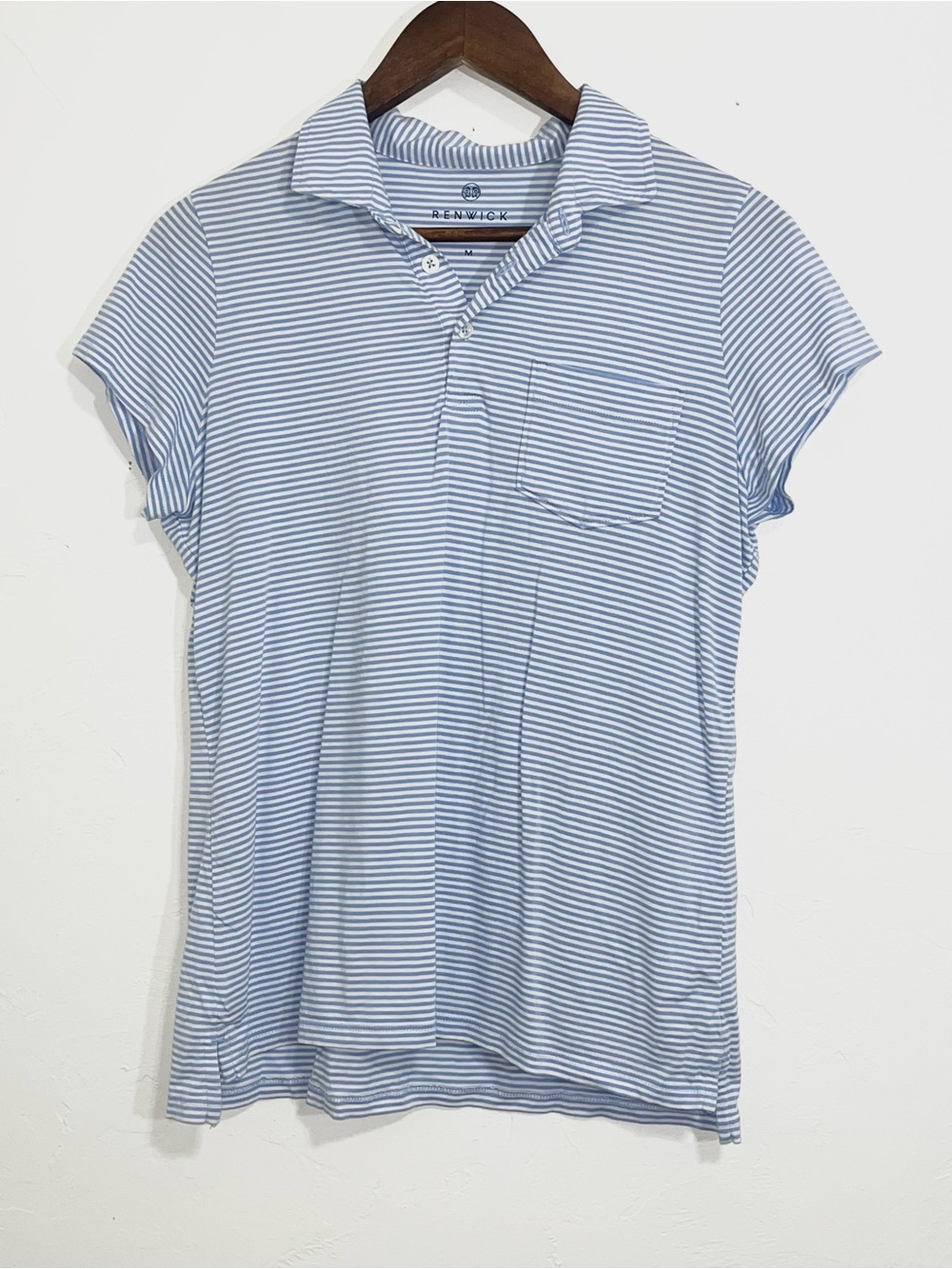 Renwick Short Sleeve Striped Polo Shirt